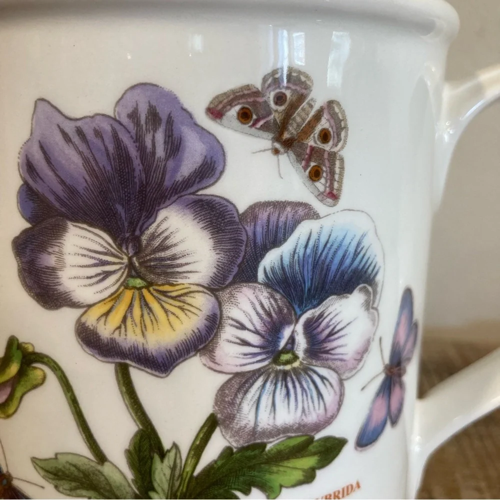 Portmeirion Ceramic Floral The Botanic Garden Pitcher Vase Made in Britain Jug